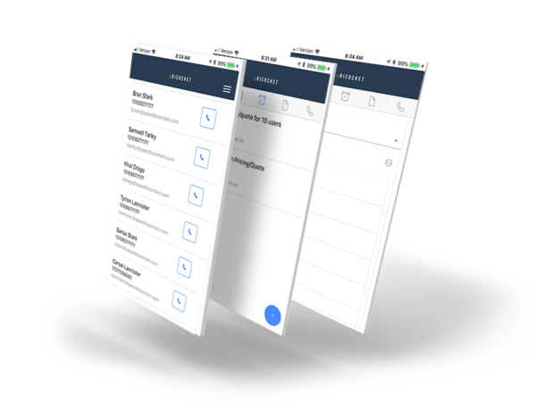 ricochet-mobile-app-perspectives Speed to Contact - Ricochet Mobile CRM App